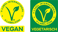 V-Label VEGAN und VEGETARISCH